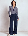 Pantalon ajusté Kensington-Bleu marine