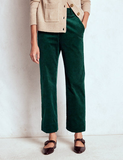 Pantalon Canonbury en velours côtelé-Émeraude nocturne-4