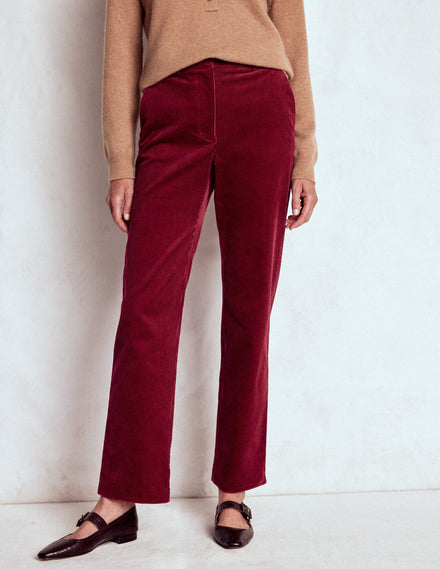 Canonbury Cordhose-Burgunderrot