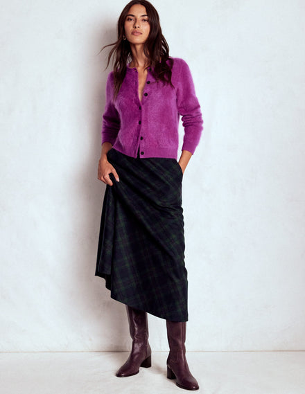 Hayley Midirock aus Wolle-Black-Watch-Schottenmuster