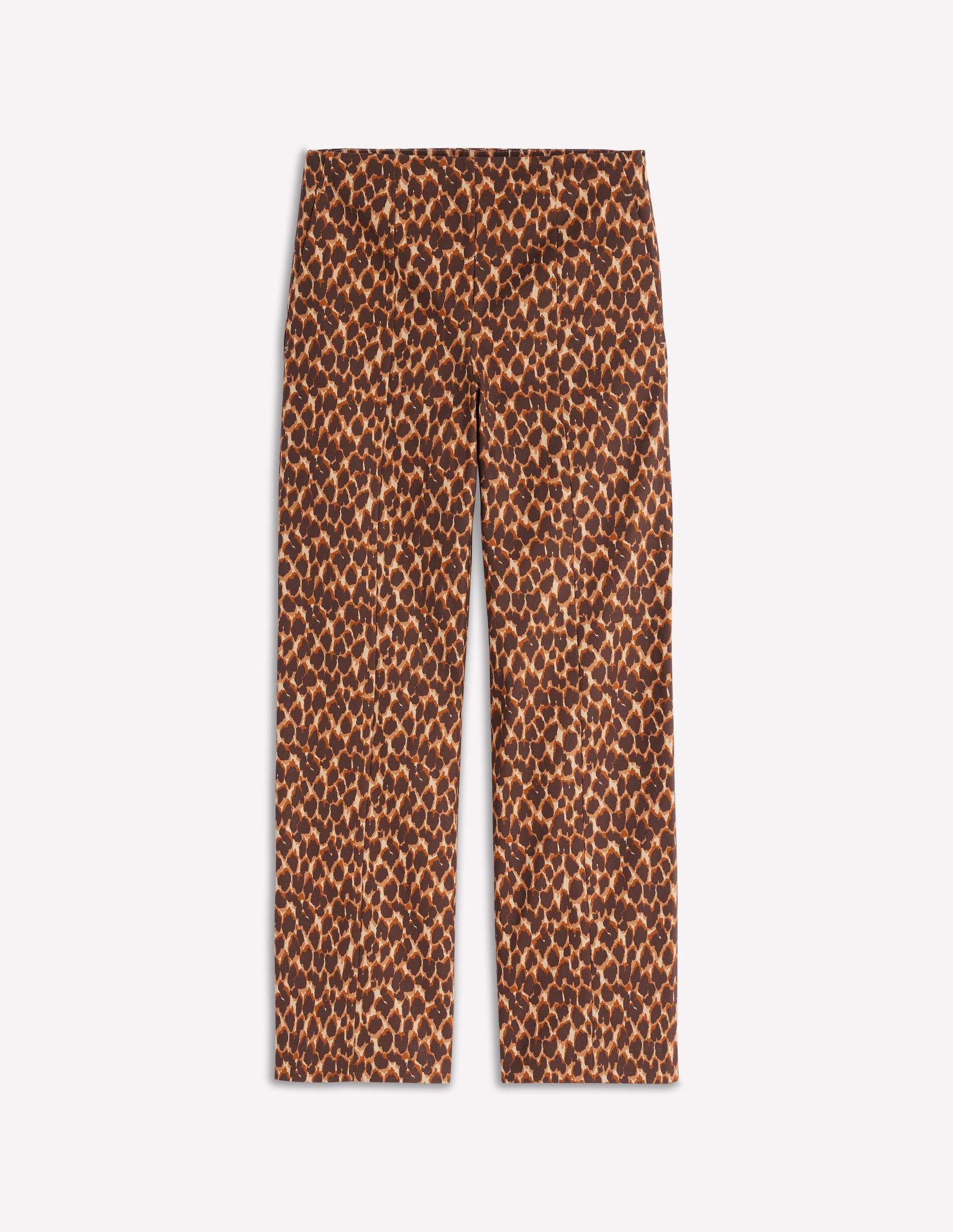 Elegante 7/8-Hose-Bunt, Abstraktes Leopardenmuster-5