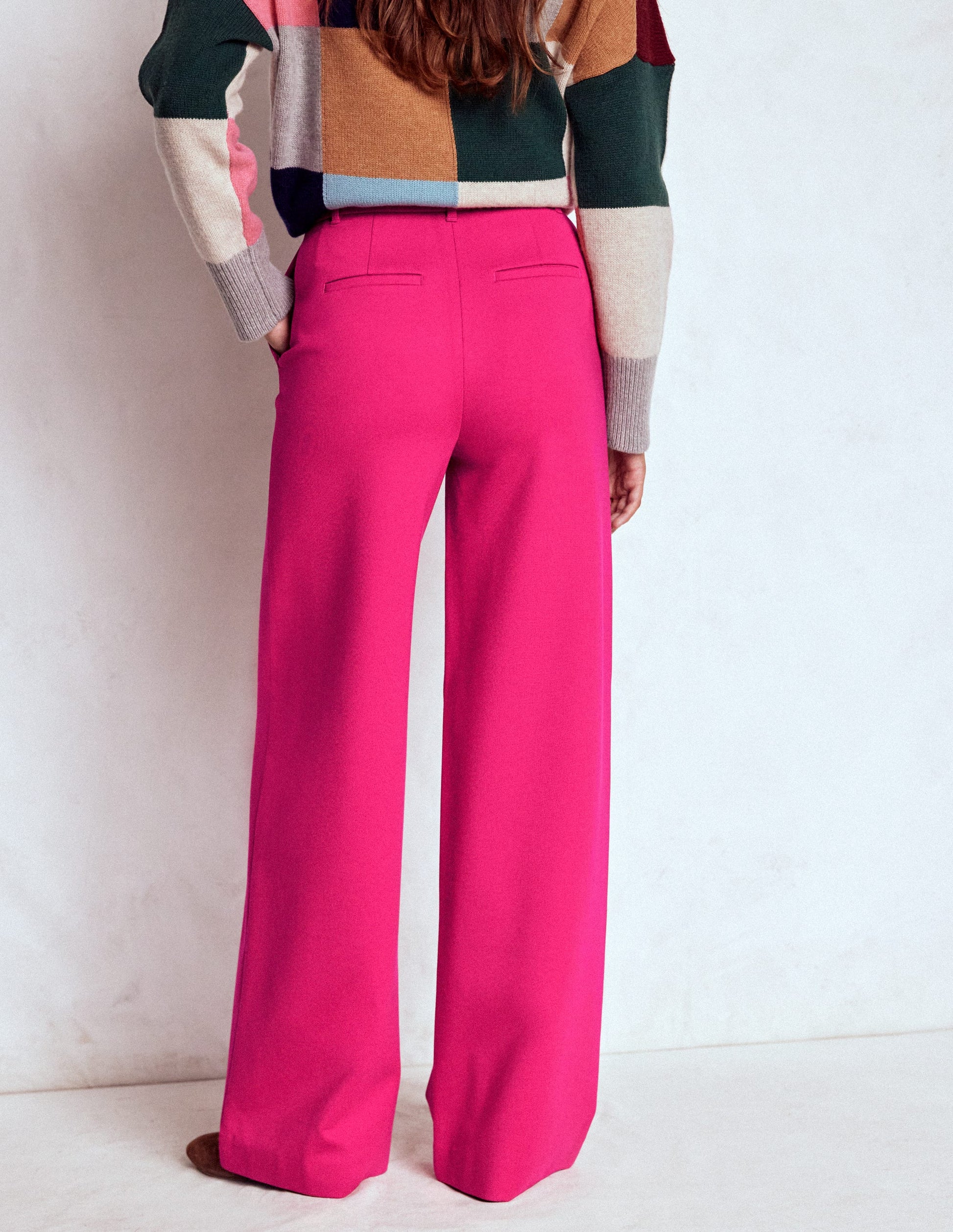 Belgravia Ponte-Hose-Kräftiges Rosa-3