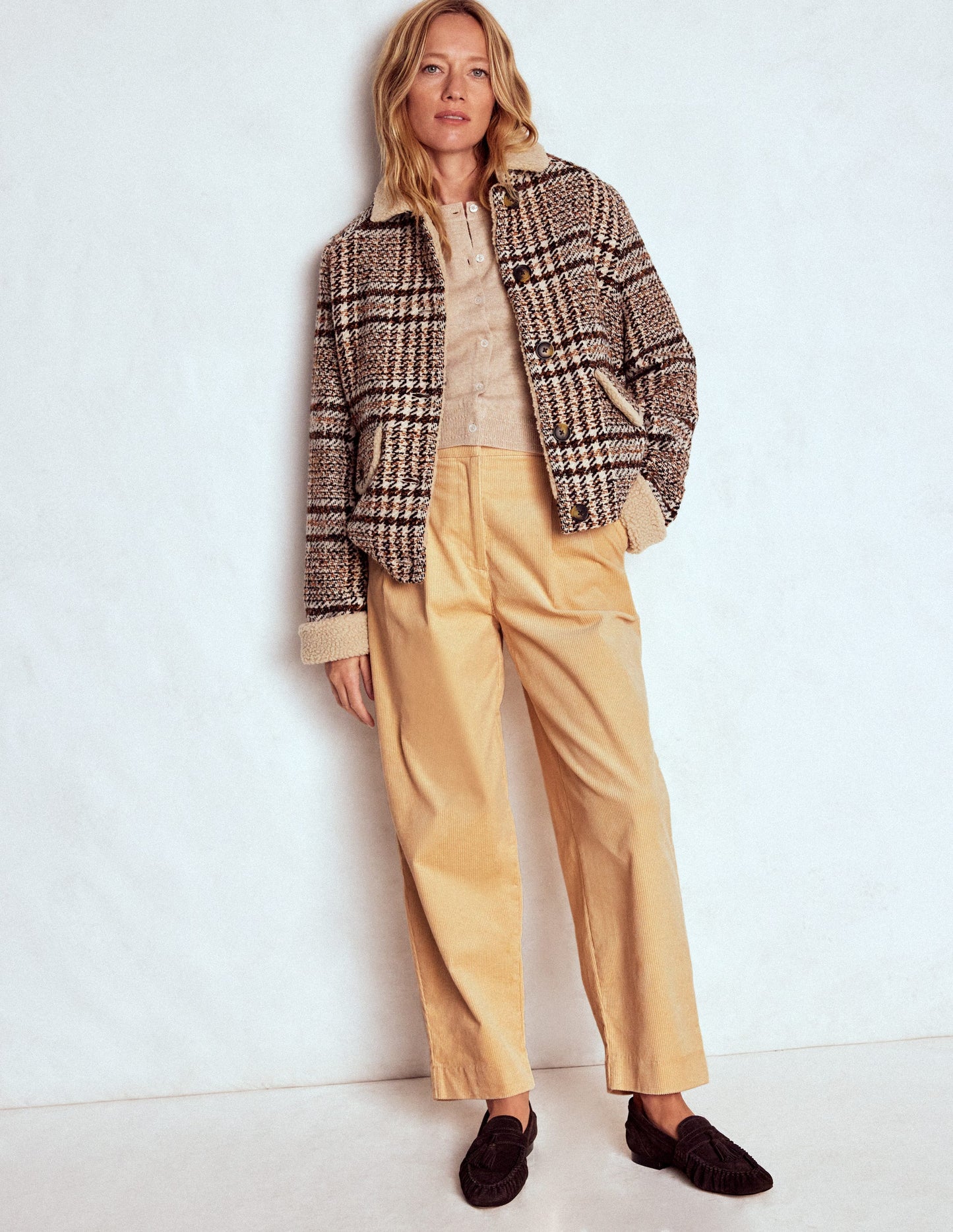 Bloomsbury Cord Trousers-Stone