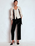 Canonbury Samthose-Schwarz
