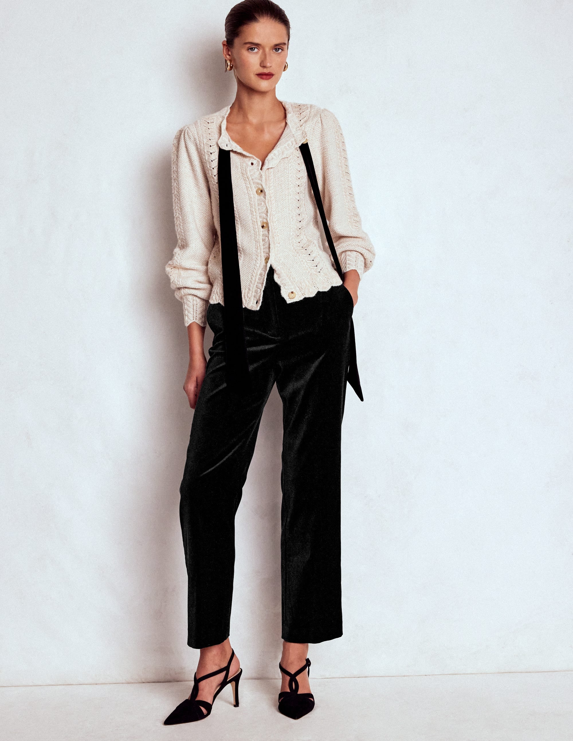 Canonbury Samthose-Schwarz - Image 1