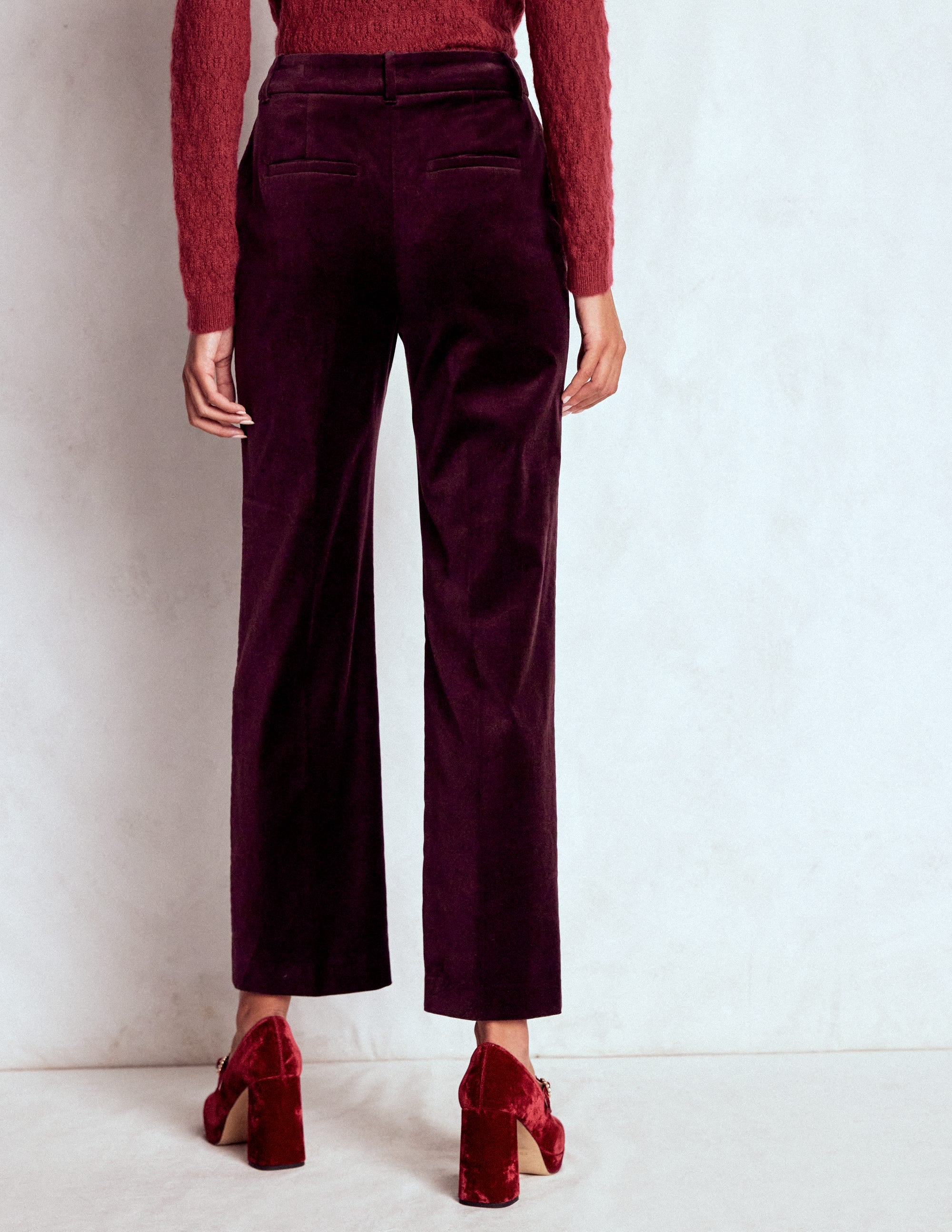 Canonbury Samthose-Dunkle Kirsche - Image 3