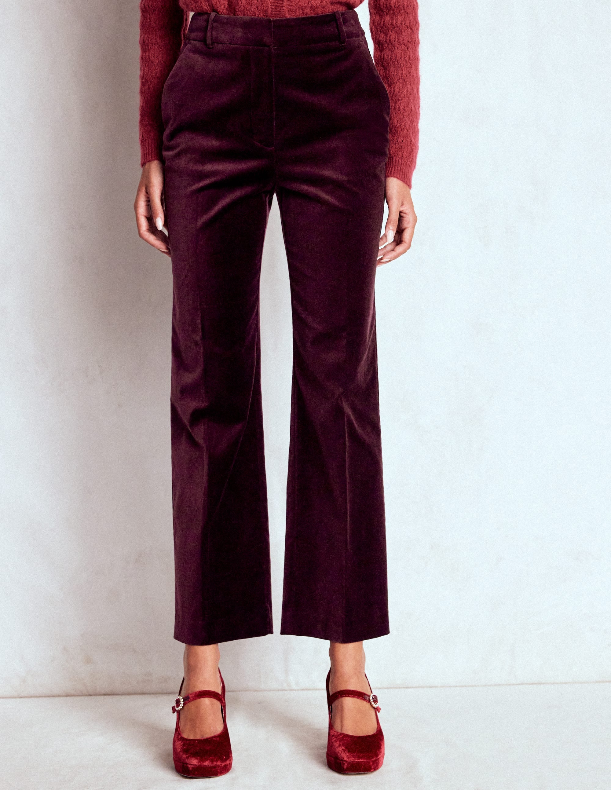 Canonbury Samthose-Dunkle Kirsche - Image 5