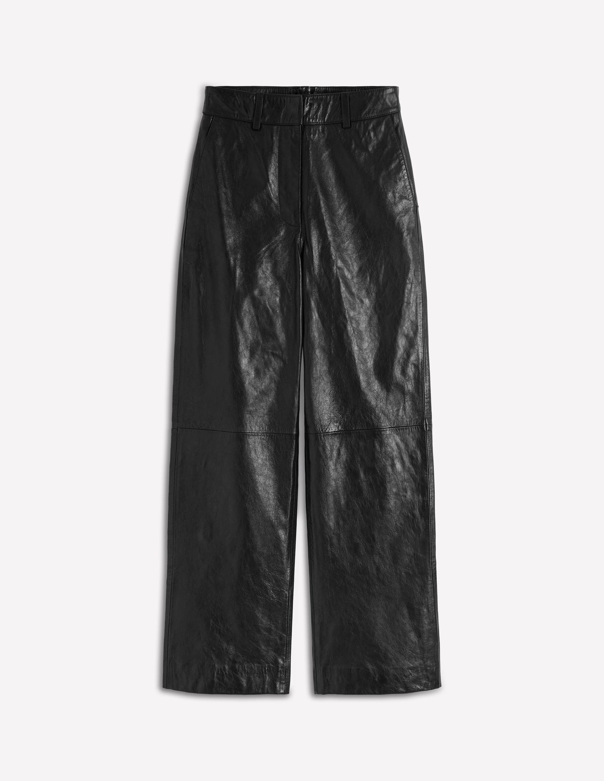 Canonbury Leather Trousers-BLACK-6