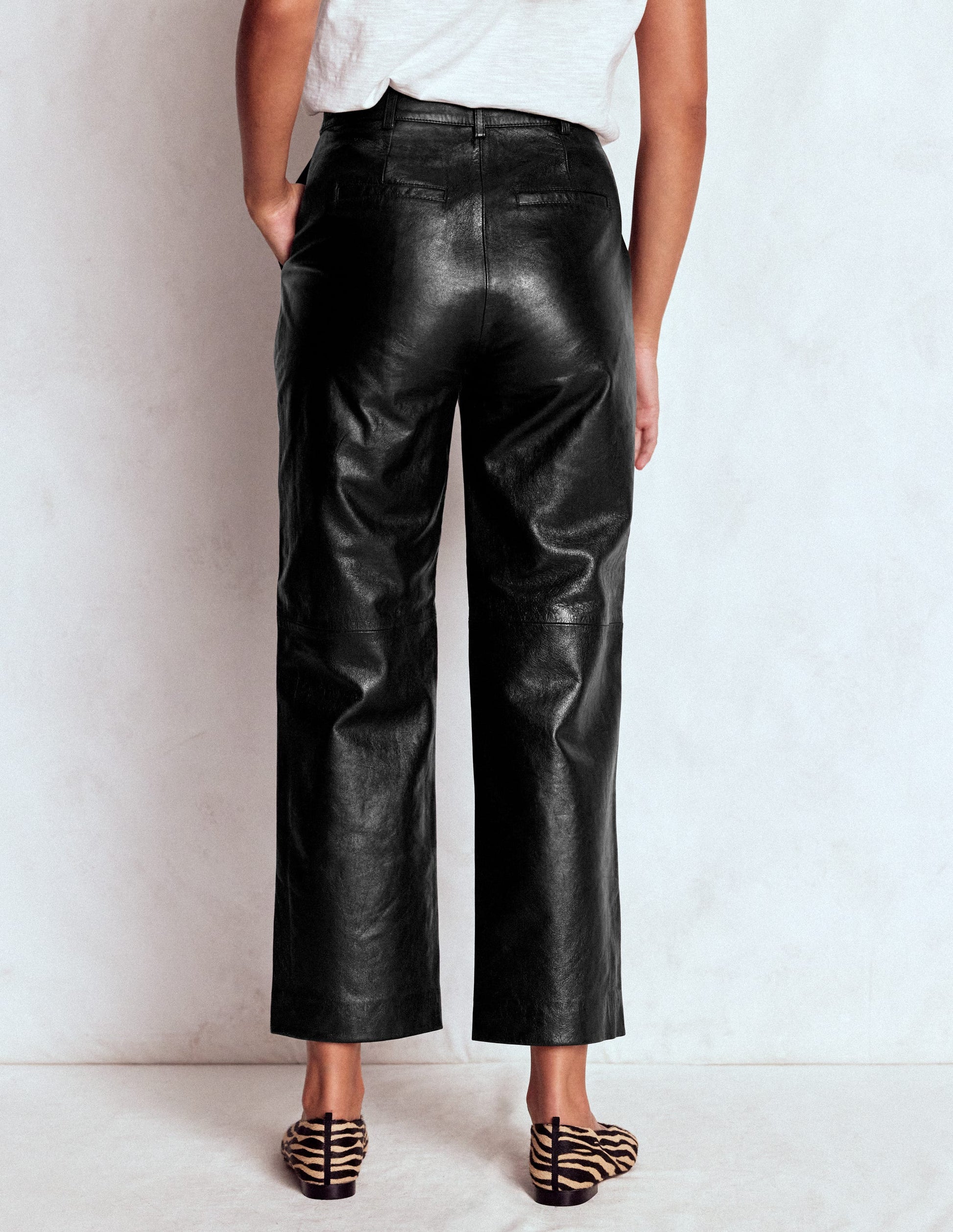 Canonbury Leather Trousers-BLACK-3