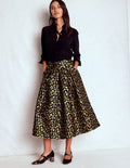 Verity Jacquard-Midirock-Leopardenmuster