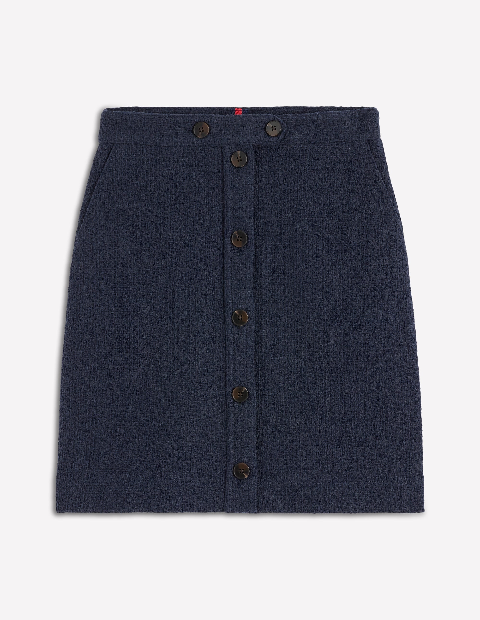 Jupe texturée Cecelia-Bleu marine - Image 6
