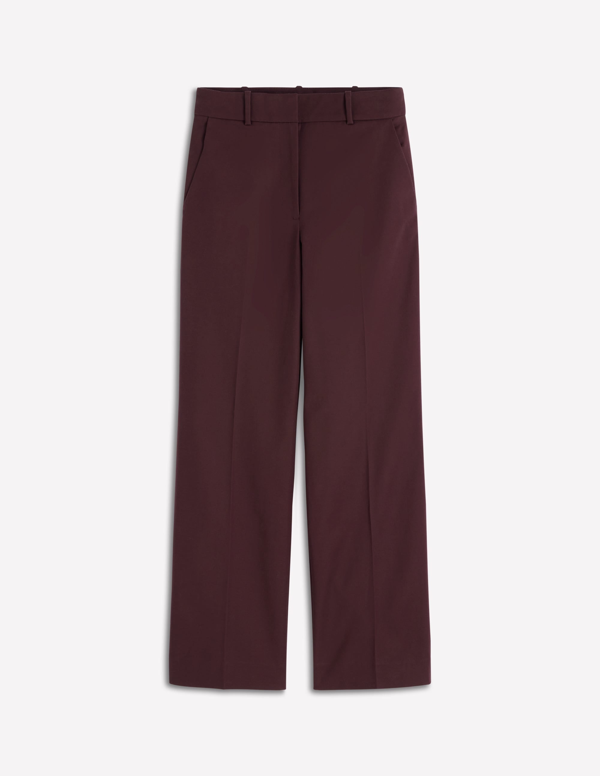 Canonbury 7/8-Hose aus Baumwolle-Tiefes Aubergine - Image 6