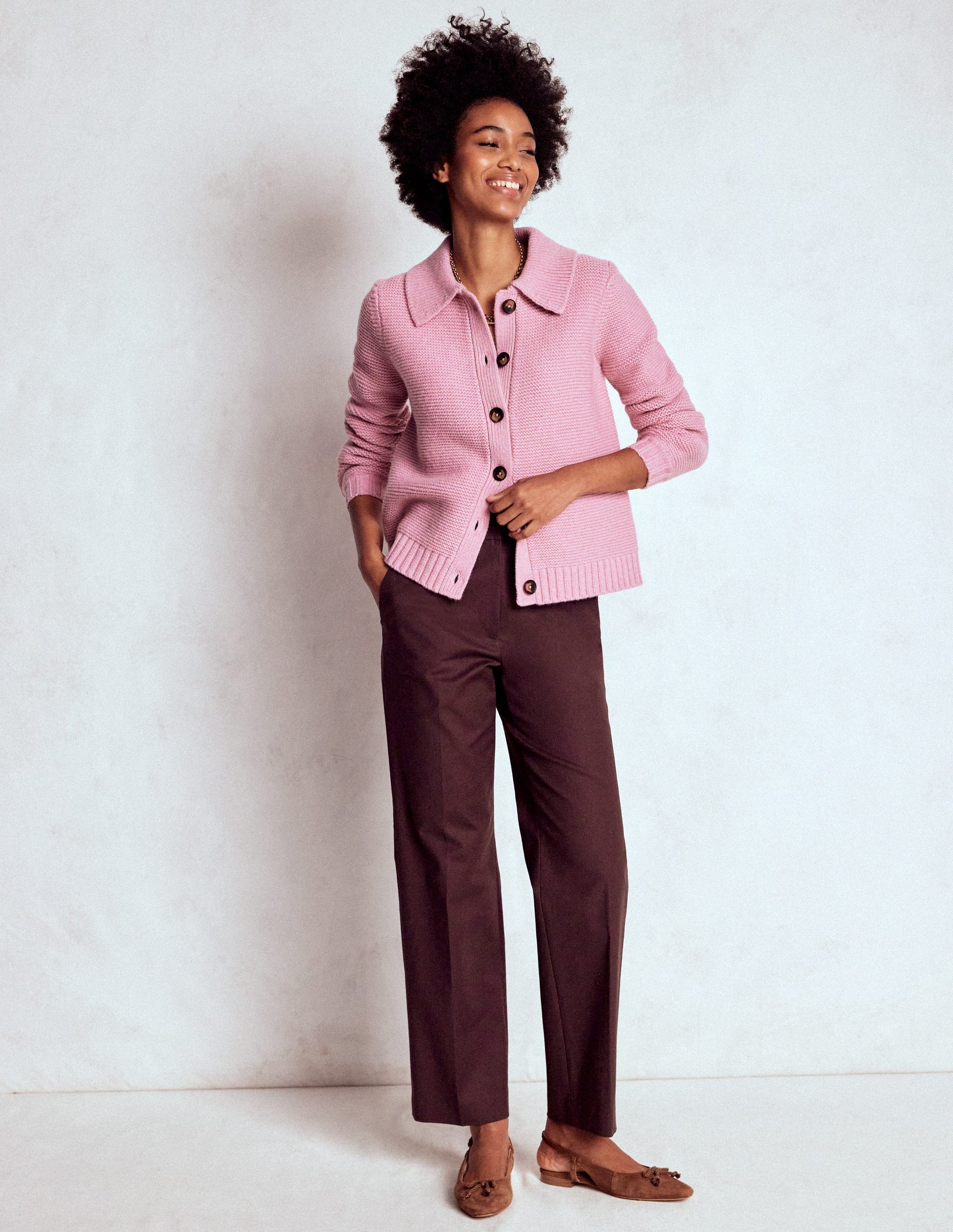 Pantalon Canonbury 7/8-Aubergine profond-1