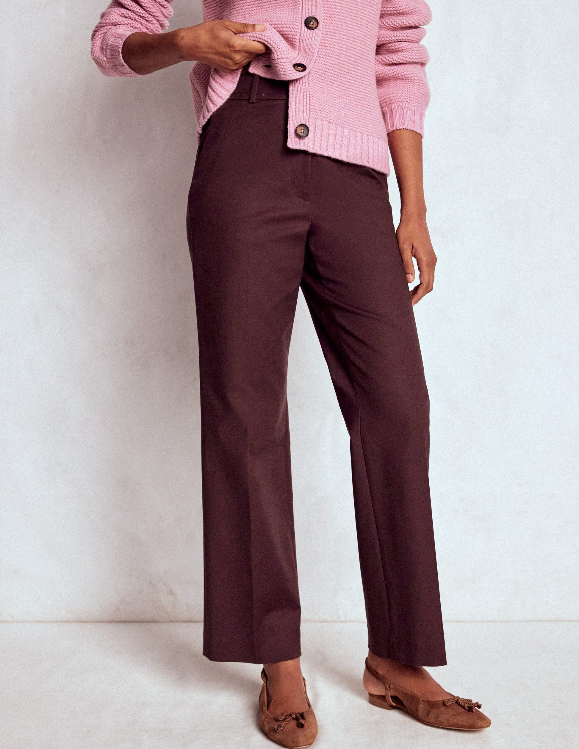 Pantalon Canonbury 7/8-Aubergine profond-4
