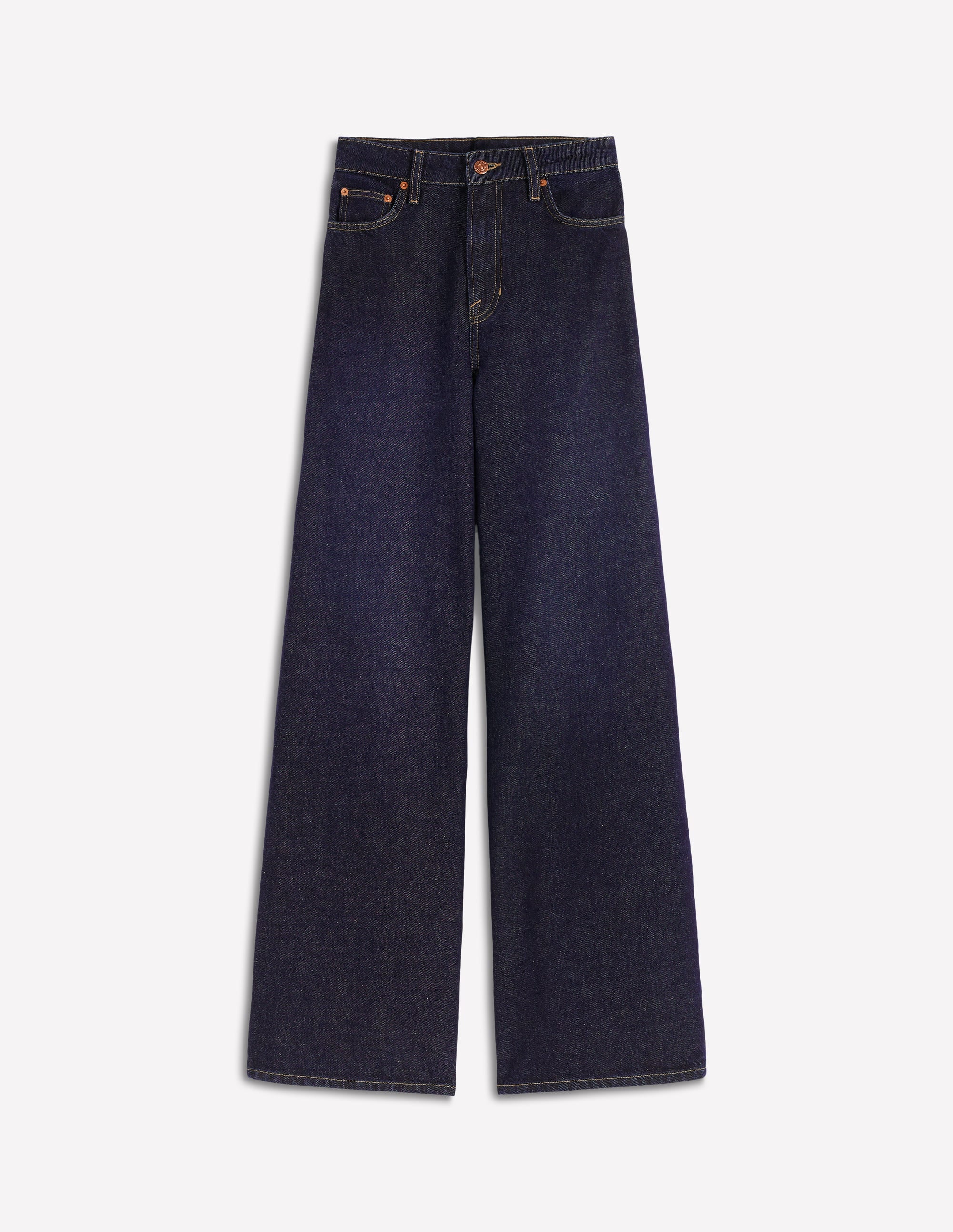 Jeans mit weitem Bein-Indigo - Image 6