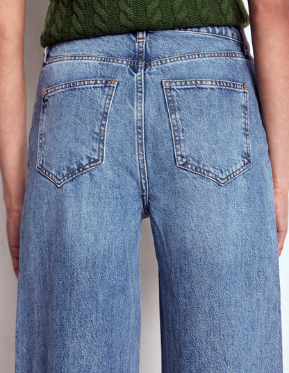 Rigid Wide Leg Jeans-Mid Vintage-4