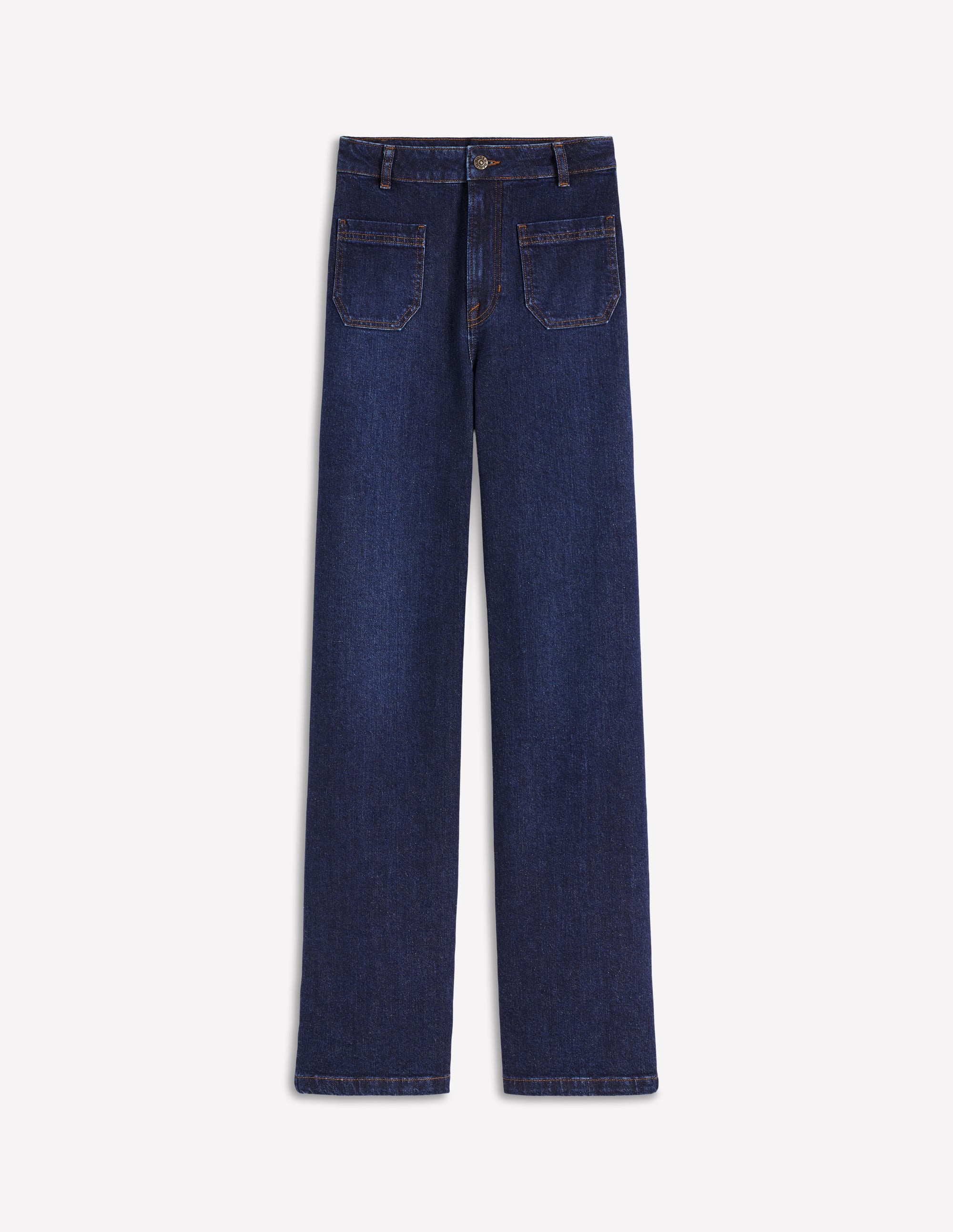 Jeans mit geradem Bein und Tasche-Dunkles Vintageblau - Image 6