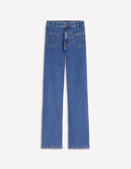 Jeans mit geradem Bein und Tasche-Medium Vintage