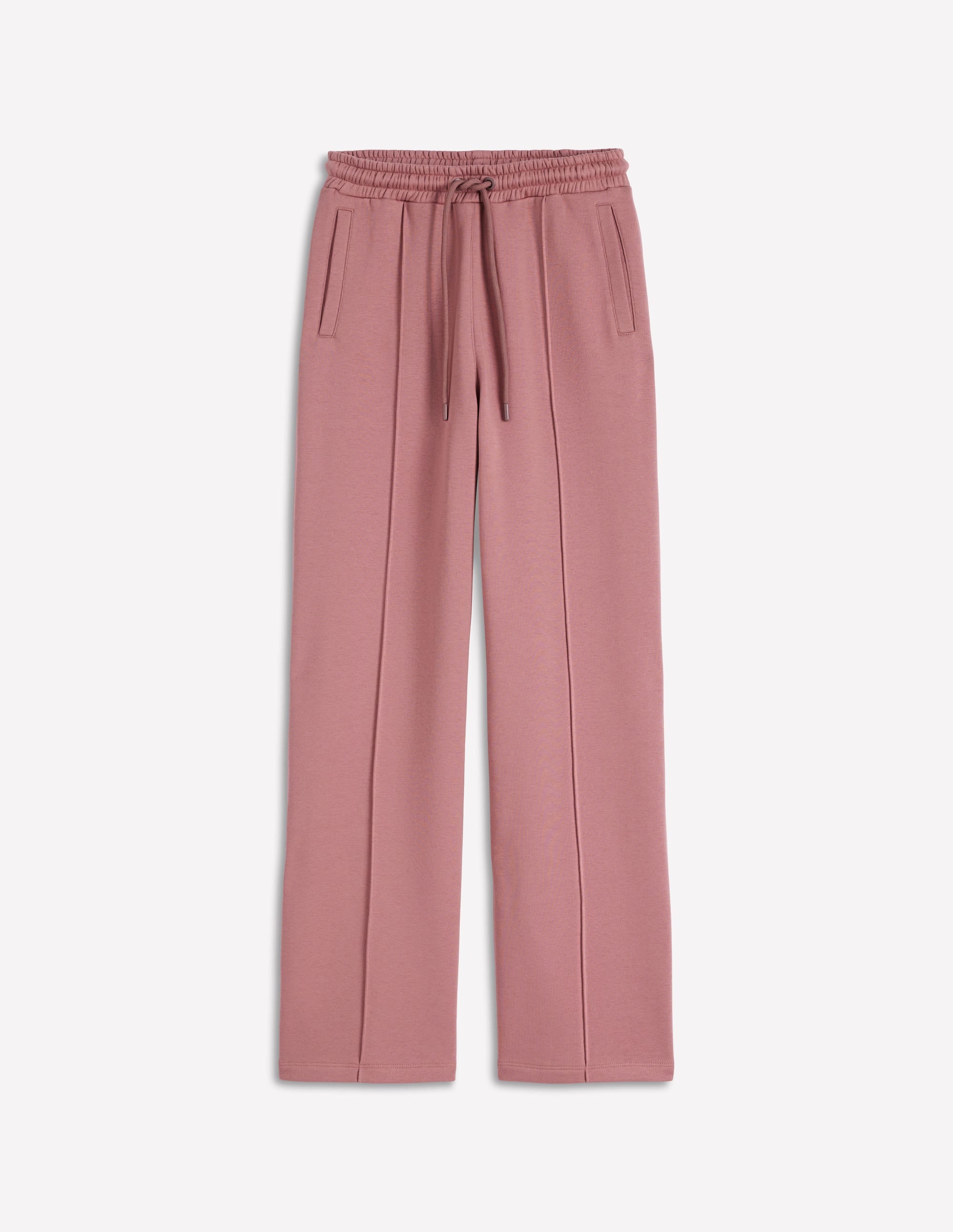 Jogginghose mit weitem Bein-Rosé - Image 5