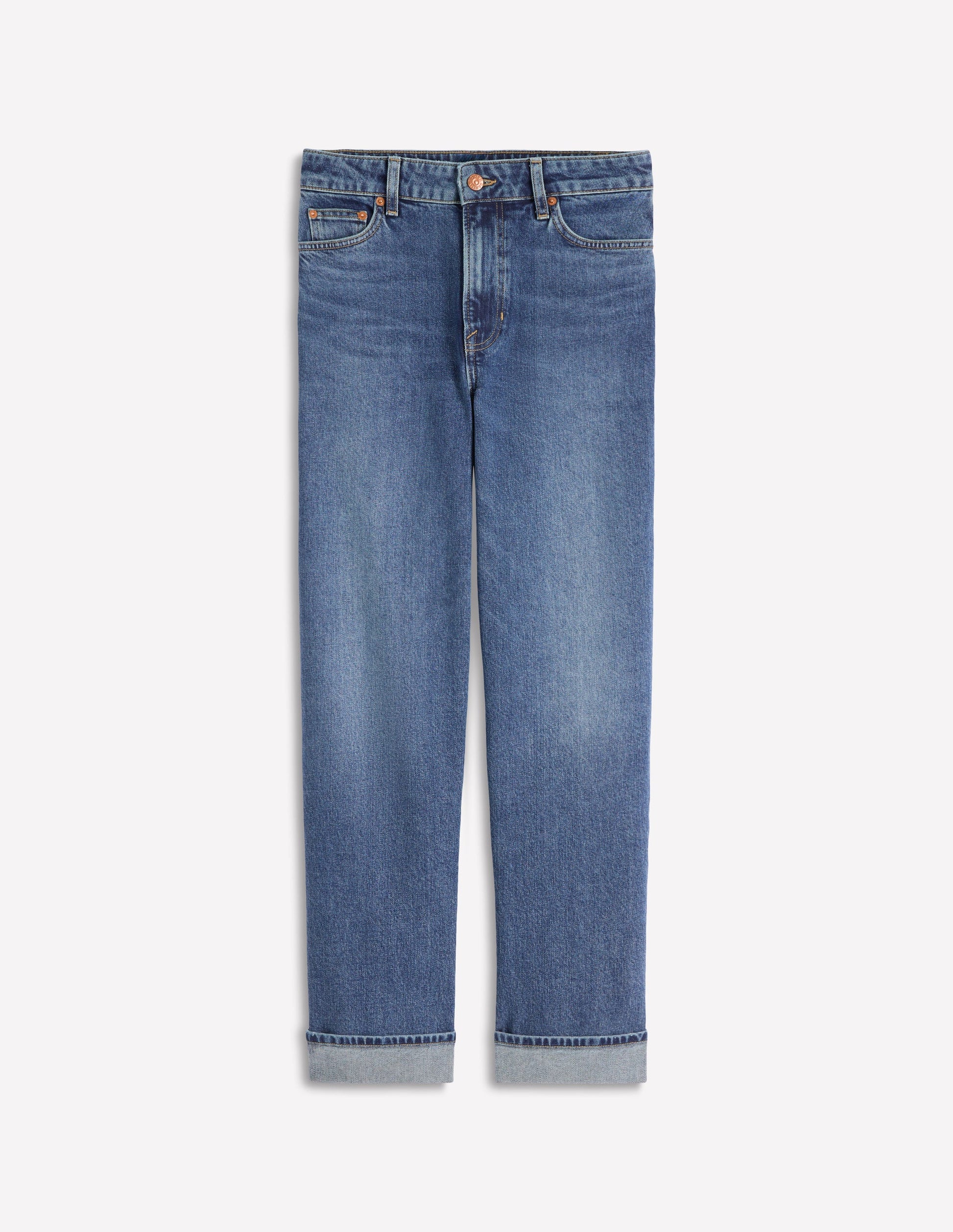 Bequeme, mittelhohe Stretch-Jeans-Medium Vintage-7