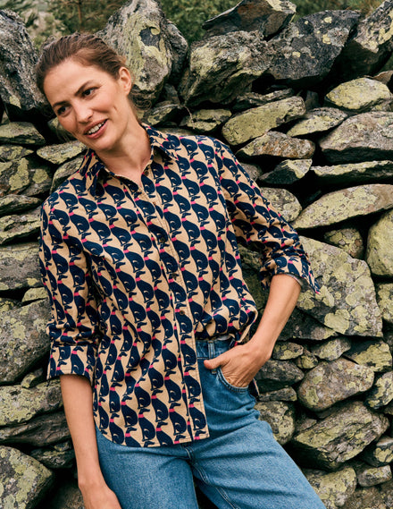 Sienna Cord Shirt-Safari, Cosy Greyhound