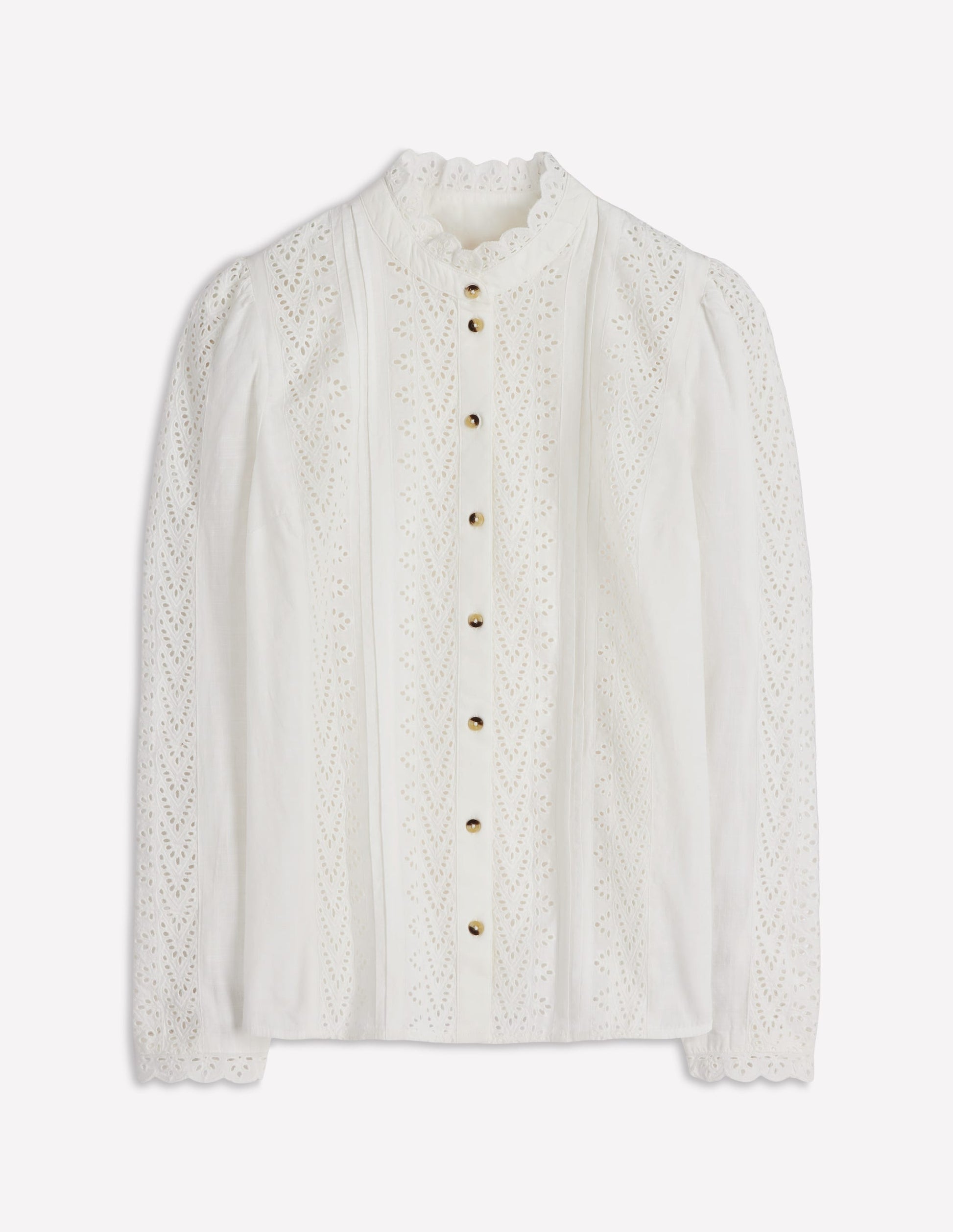 Savannah Broderie Top-Ivory-5