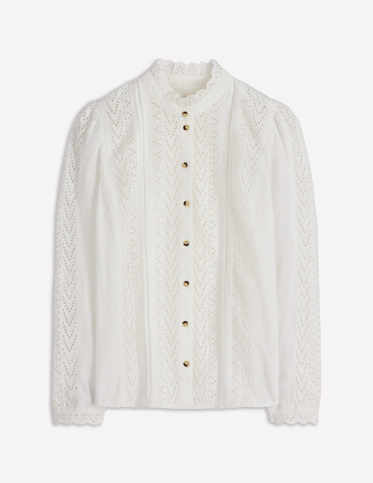 Savannah Broderie Top-Ivory - Image 5