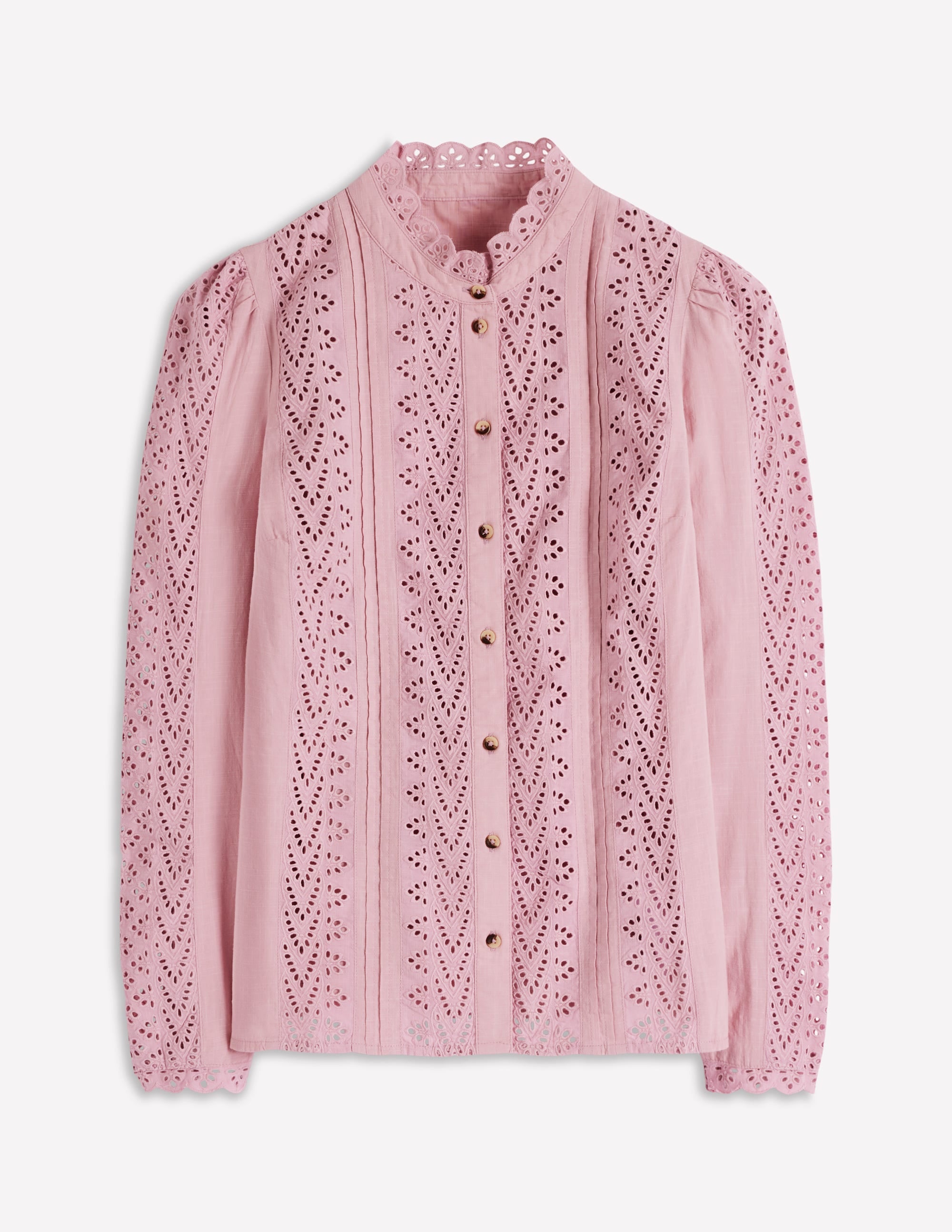 Top Savannah à broderie anglaise-Rose iris - Image 6