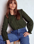 Top à volants et broderie anglaise-Clairière