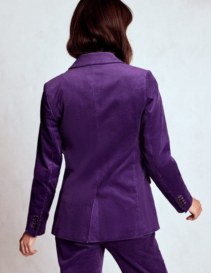 Blazer Stamford en velours côtelé-Violet mystique-4