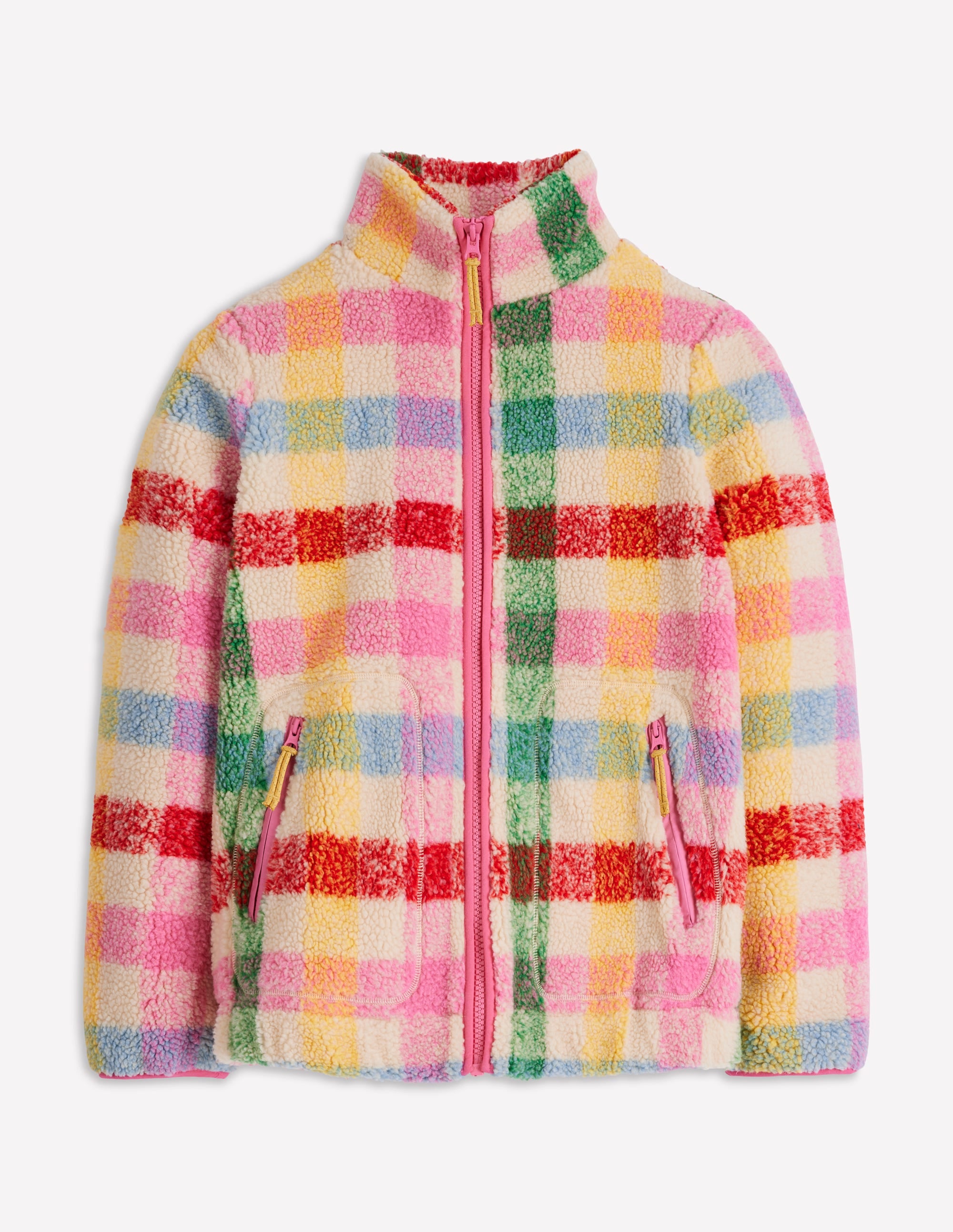 Westminster Teddyfelljacke-Bunt, Kariert - Image 6