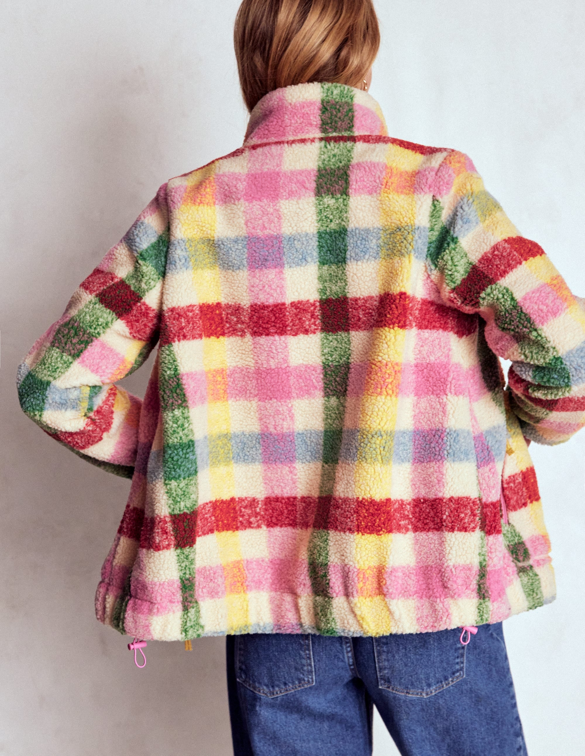 Westminster Teddyfelljacke-Bunt, Kariert - Image 3
