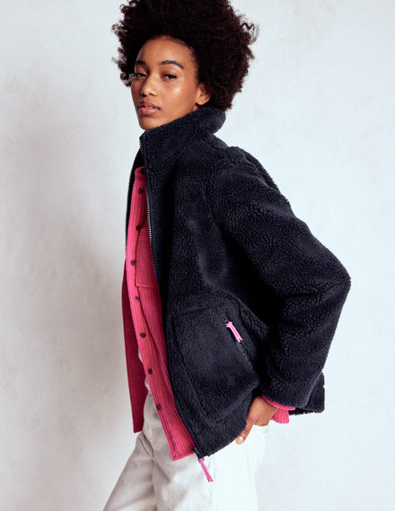 Westminster Teddyfelljacke-Marineblau