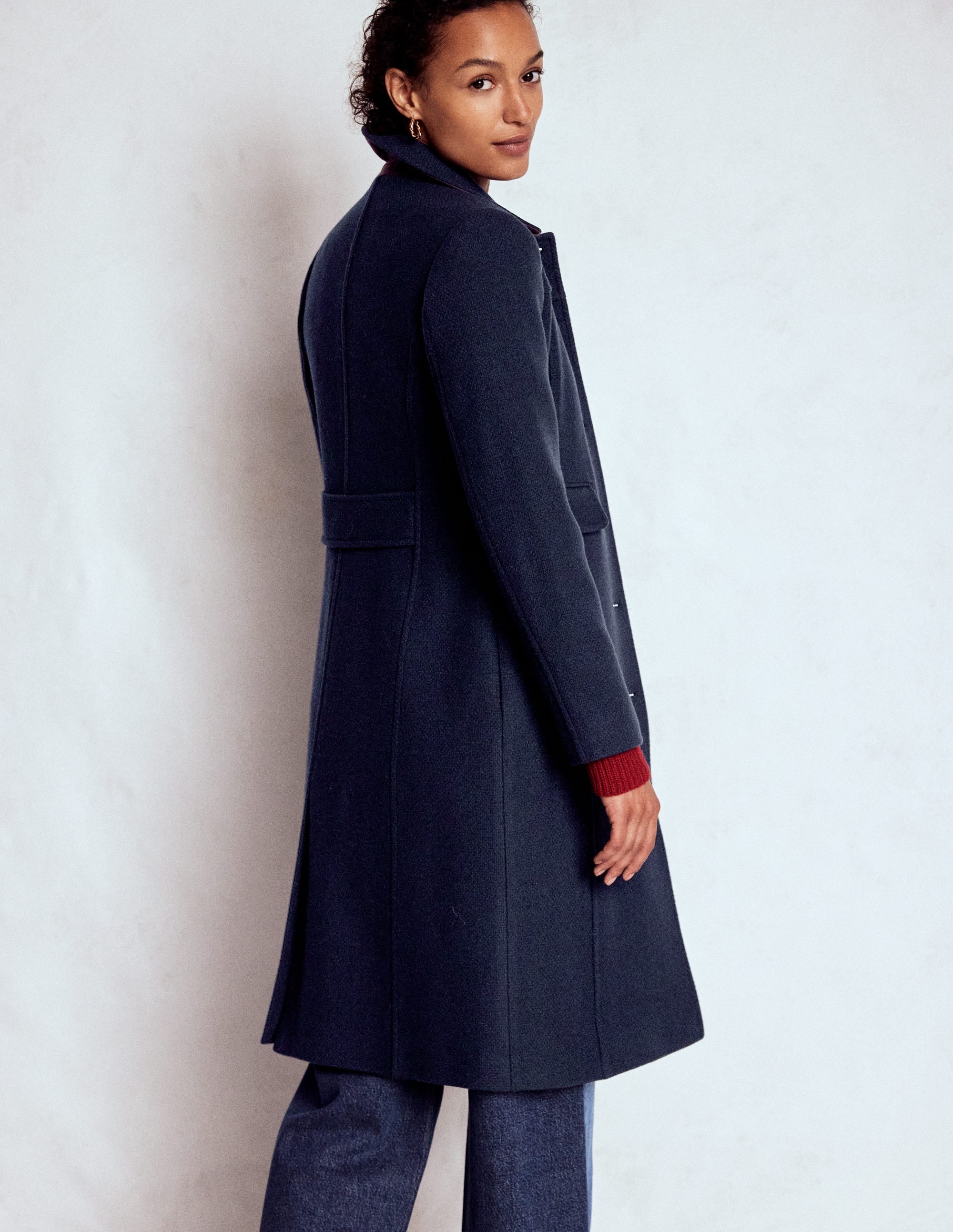 Manteau ajusté St Albans-Bleu marine - Image 3