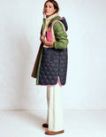 Mantel aus Teddyfell-Mix-Bunt Teddyfell