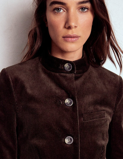 Cordjacke im Militärstil-Espresso-2