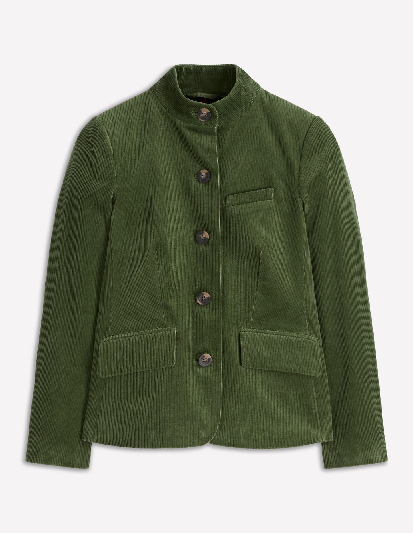 Cordjacke im Militärstil-Farn