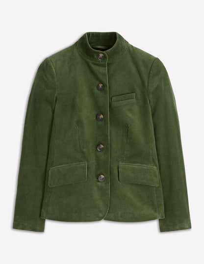Cordjacke im Militärstil-Farn-6