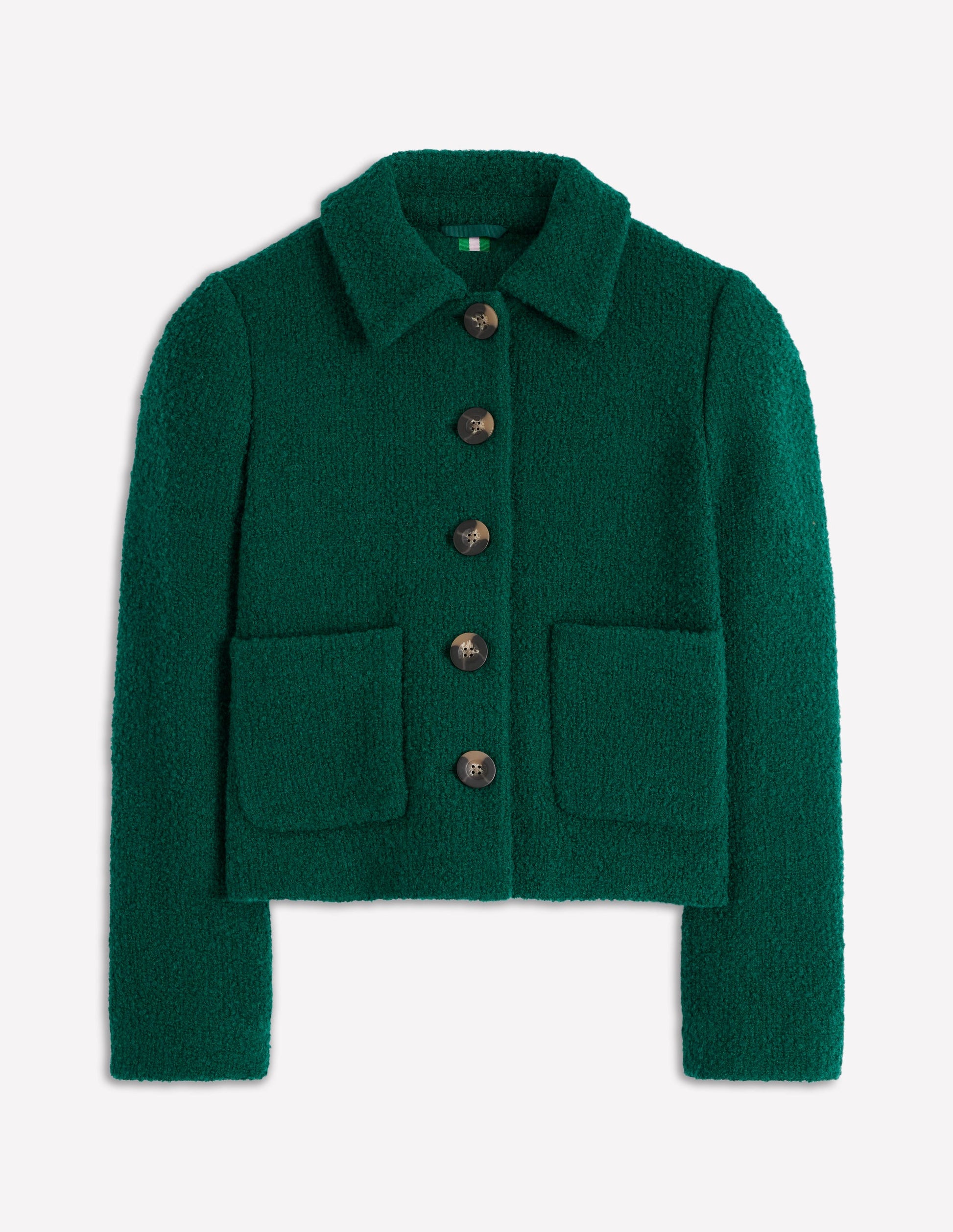 Knightsbridge Wolljacke-Dunkles Smaragdgrün-5