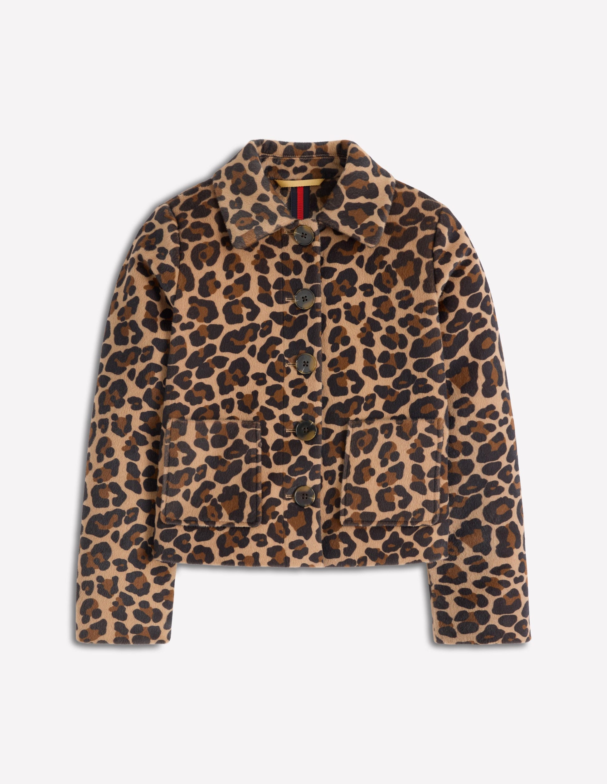 Knightsbridge Reitjacke-Mohair, Leopardenmuster-6