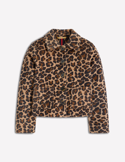 Knightsbridge Reitjacke-Mohair, Leopardenmuster-6