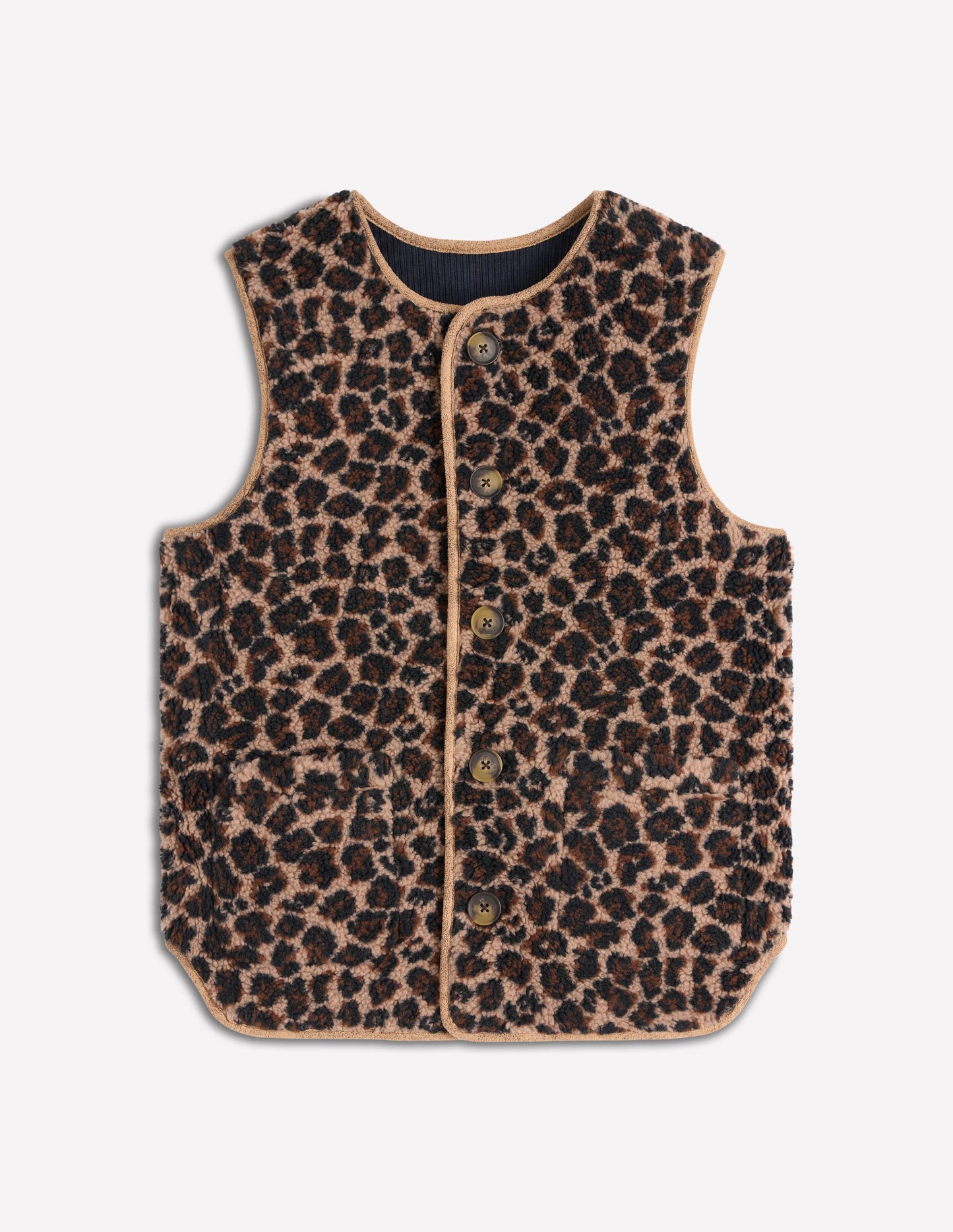 Clerkenwell Wendeweste-Marineblau, Leopard