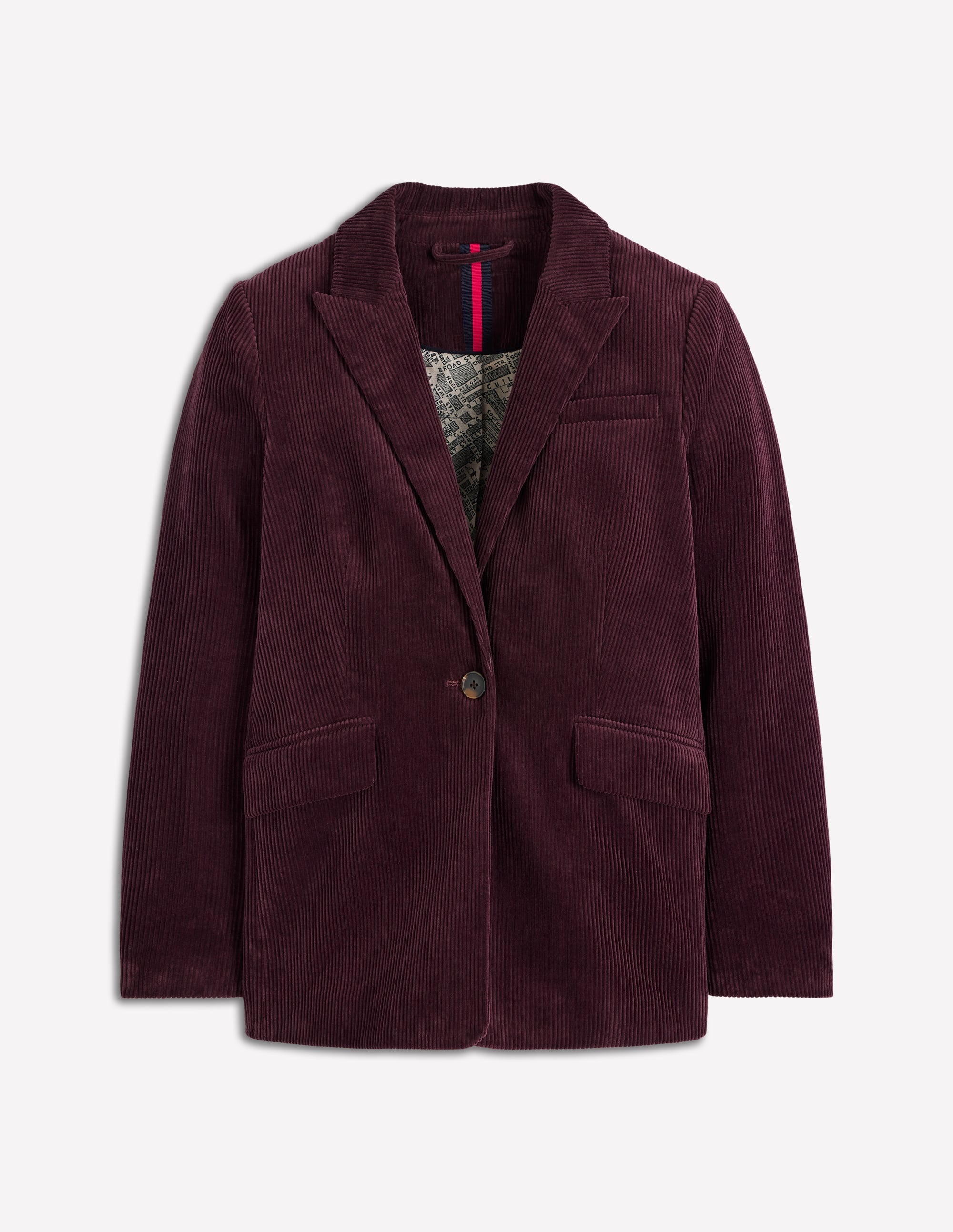 Woodbridge Cord-Blazer-Tiefes Aubergine - Image 6