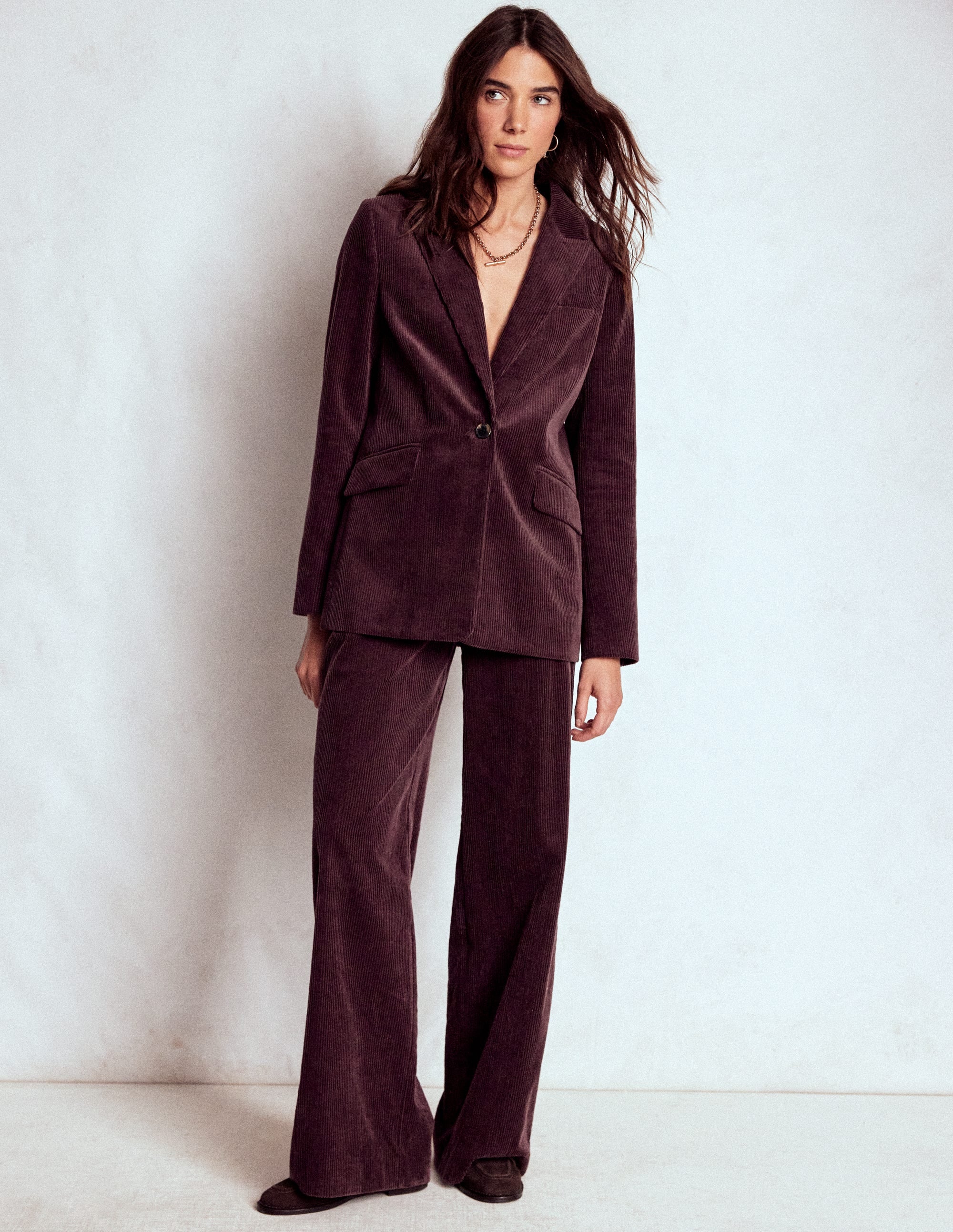 Woodbridge Cord-Blazer-Tiefes Aubergine - Image 4