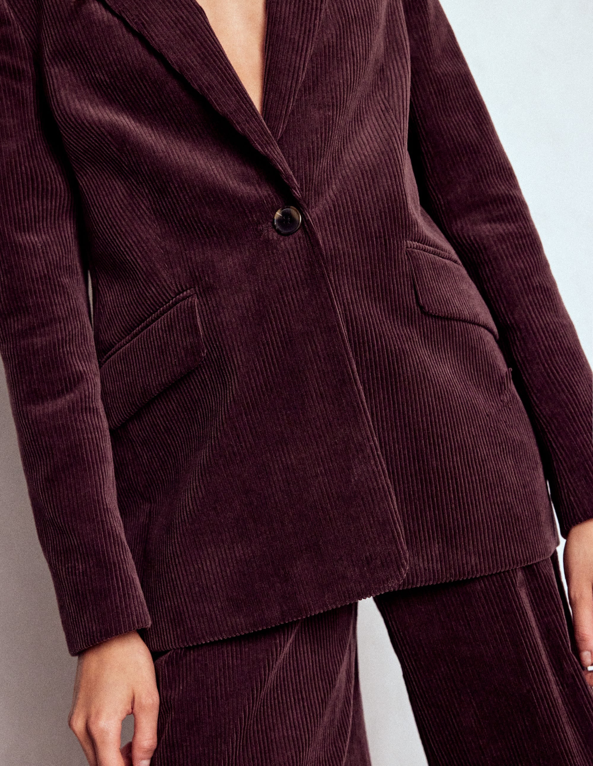 Woodbridge Cord-Blazer-Tiefes Aubergine - Image 5