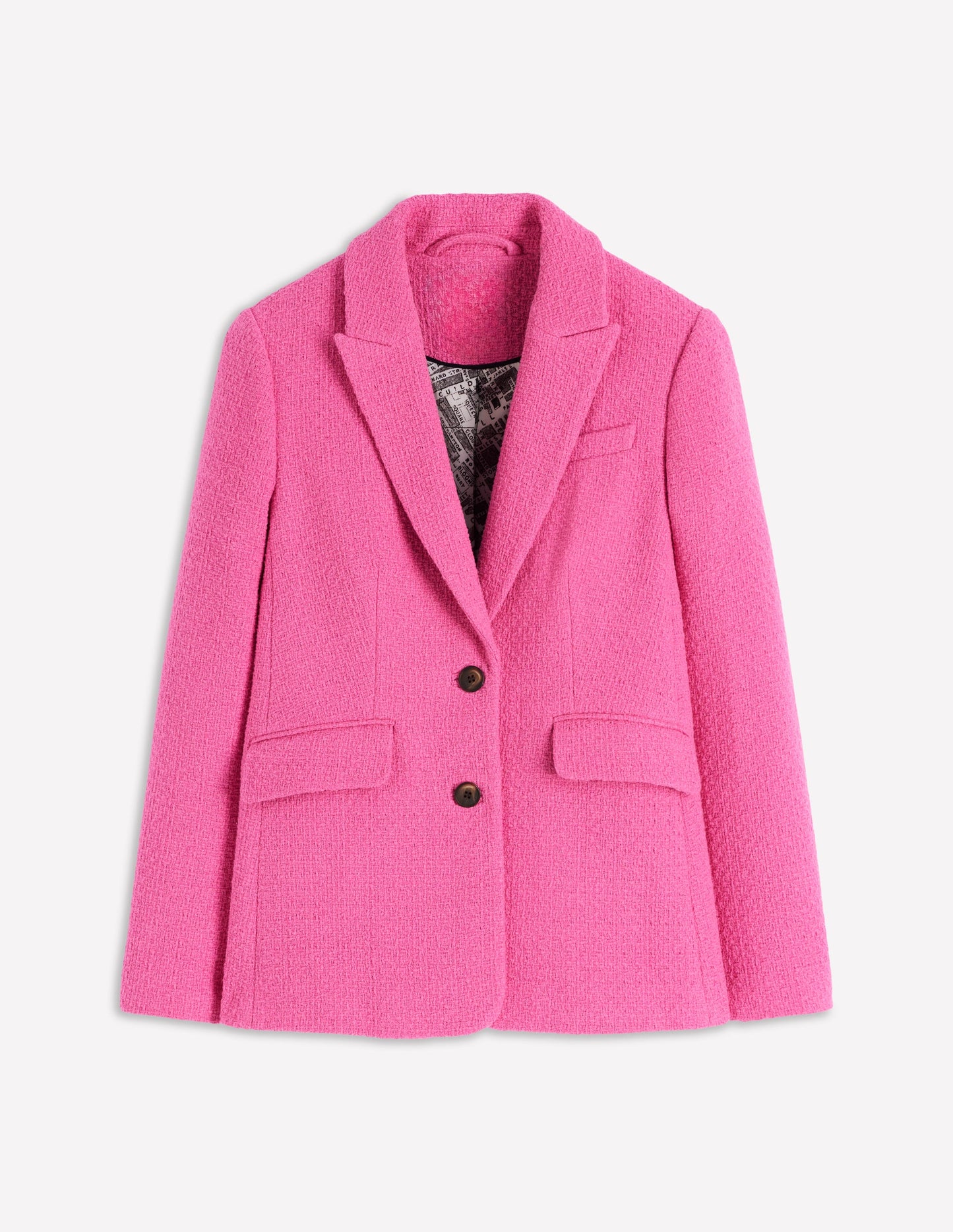 Stamford Texturierter Blazer-Rosarot