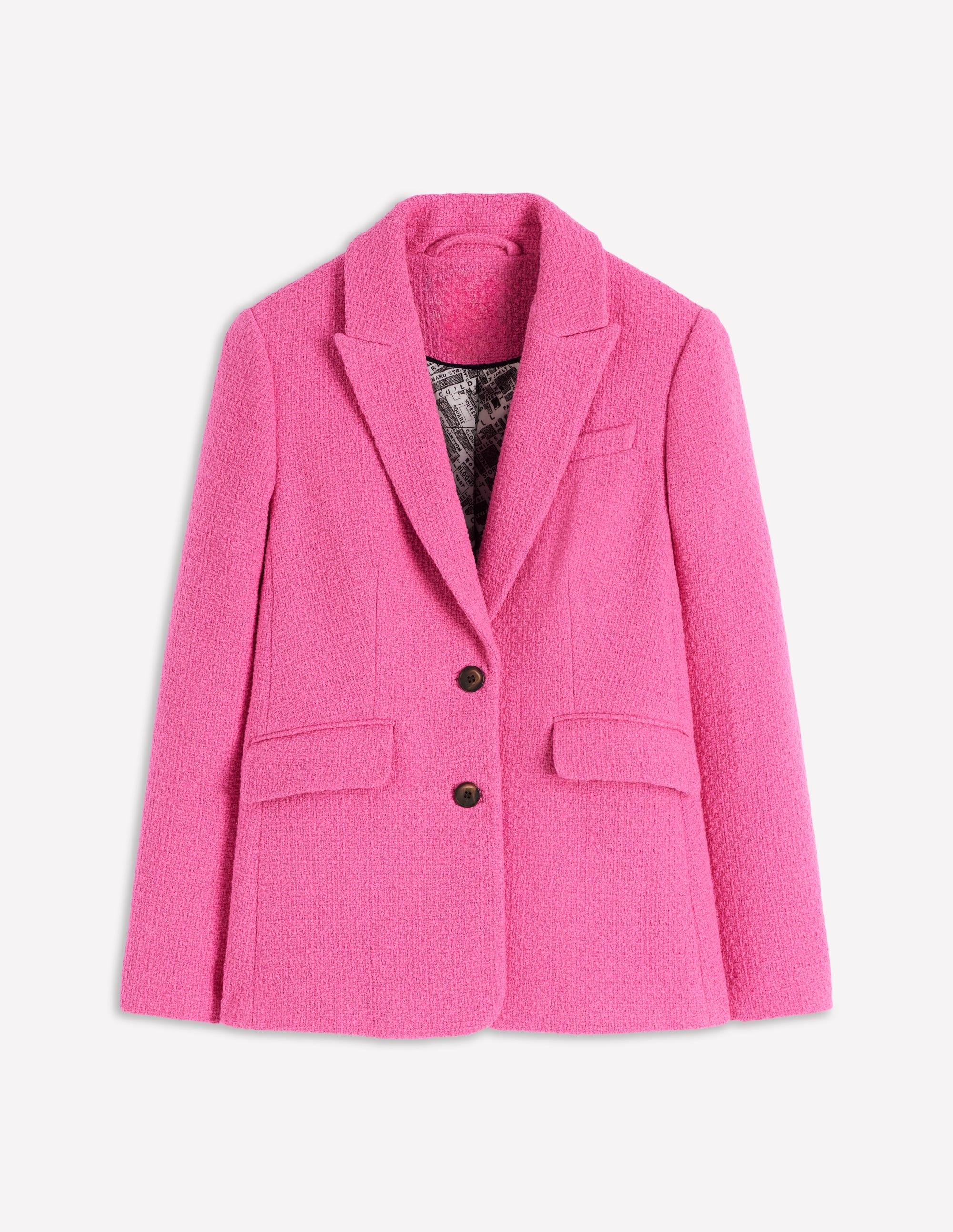Stamford Texturierter Blazer-Rosarot - Image 5