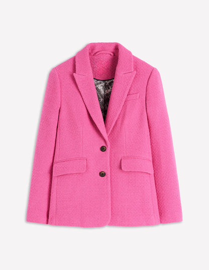 Stamford Texturierter Blazer-Rosarot-5