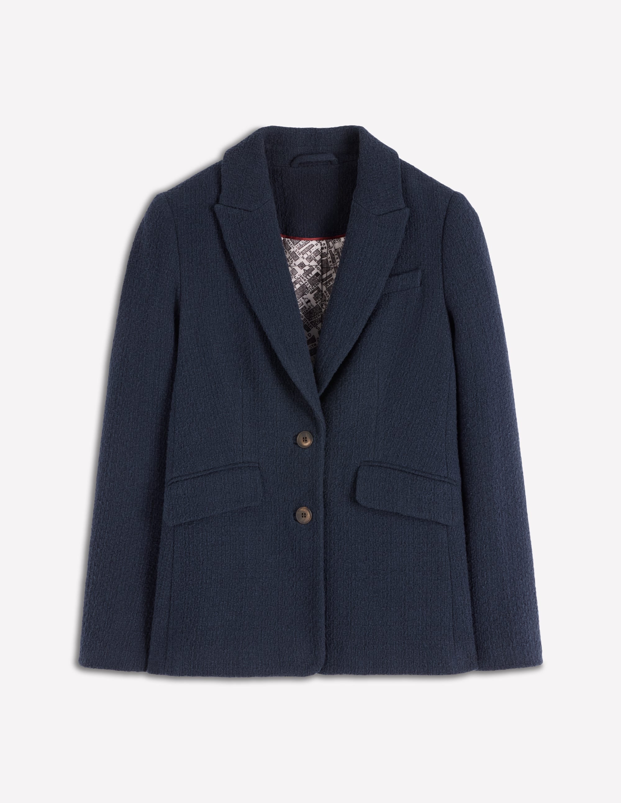 Blazer Stamford texturé-Texturé bleu marine - Image 5