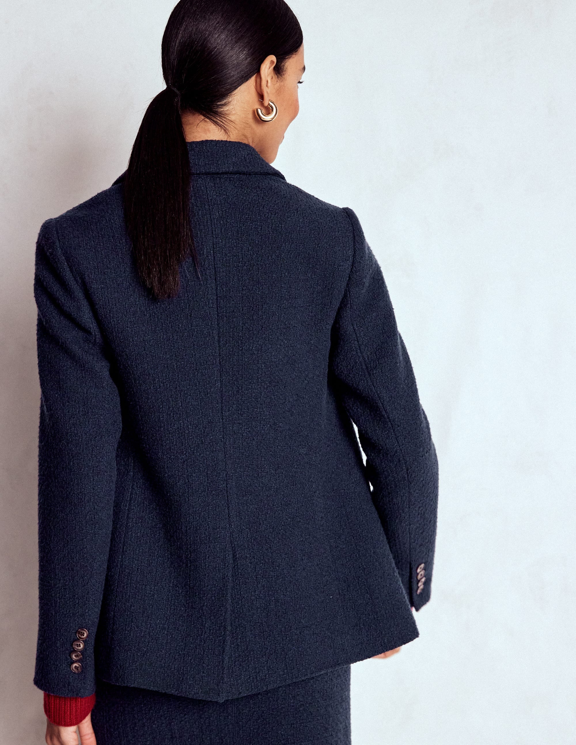 Blazer Stamford texturé-Texturé bleu marine - Image 3